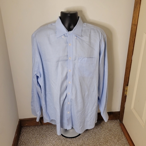 Peter Millar Men's Gingham Casual Button Down - Size (XL) - Excellent Condition - Picture 1 of 5